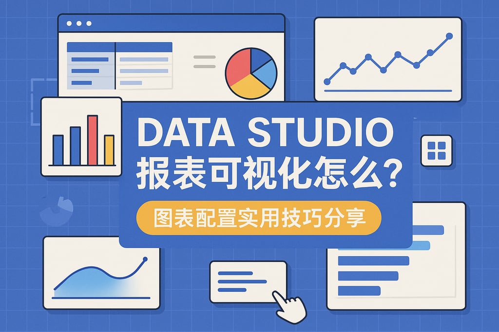 Data Studio报表可视化怎么做？图表配置实用技巧分享